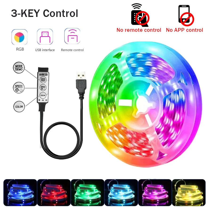 LED RGB Strip Lights- App Control+ Remote|5m / 10m / 20m / 30m | Bedroom, Gaming, Home Decor.