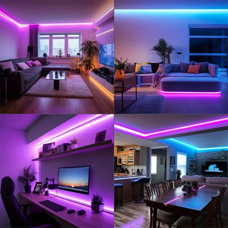 LED RGB Strip Lights- App Control+ Remote|5m / 10m / 20m / 30m | Bedroom, Gaming, Home Decor.